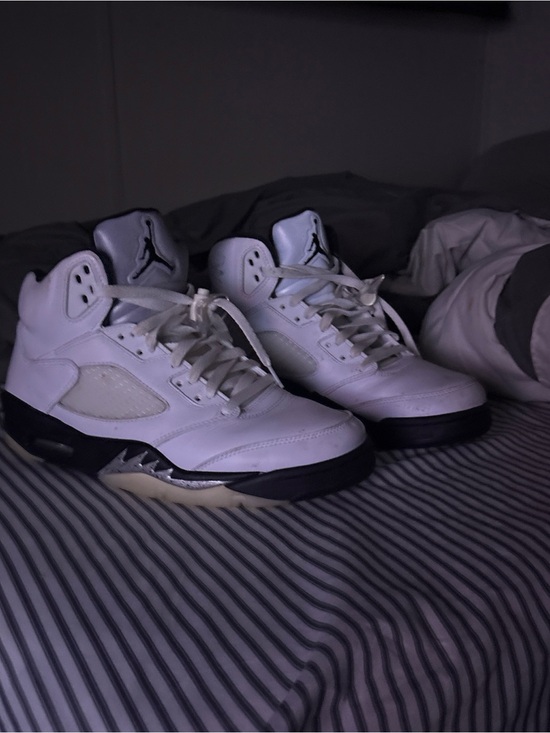 Jordan Other - Jordan White and Black Retro High-Top Sneakers